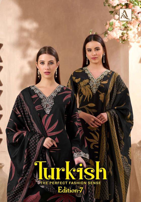 Alok suits turkish edition 7 Printed dress material wholesale